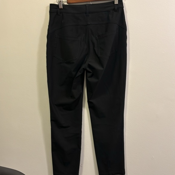 Lululemon black dress pants with button fly size 4 - Picture 4 of 5